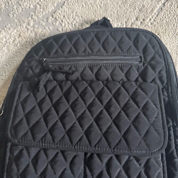 Vera Bradley black Diamond Quilted Microfiber Backpack - Picture 8 of 15